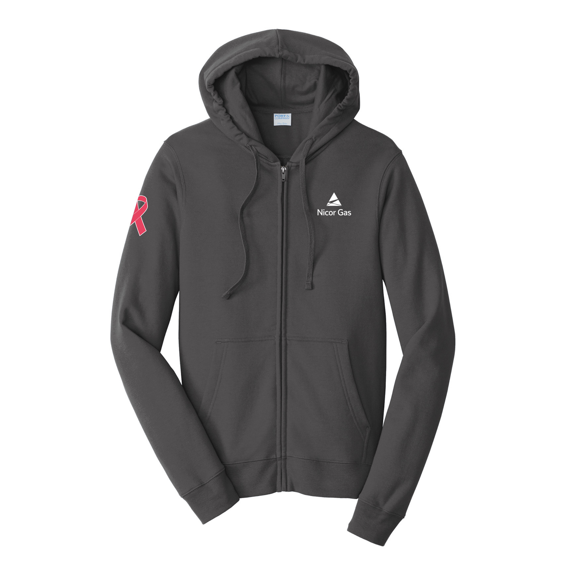 Port & Co® Fan Favorite® Fleece Full-Zip Hooded Sweatshirt